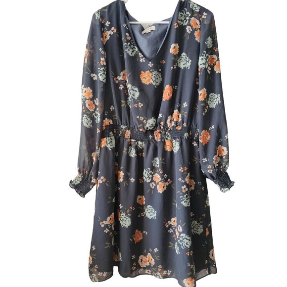 Women's XXL Loft Floral Dress - Picture 1 of 5